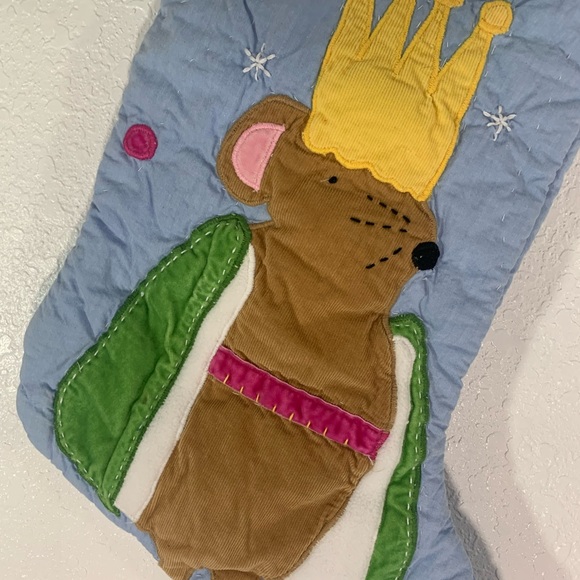 NWOT Pottery Barn Nutcracker Mouse King Christmas Stocking - Picture 2 of 5